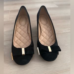 Michael Kors suede bowl heels 7.5